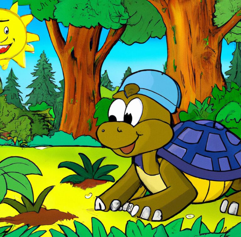Kindergeschichte Ueber Eine Schildkroete Names Ruediger - Bild aus der Kinderschatzkiste.