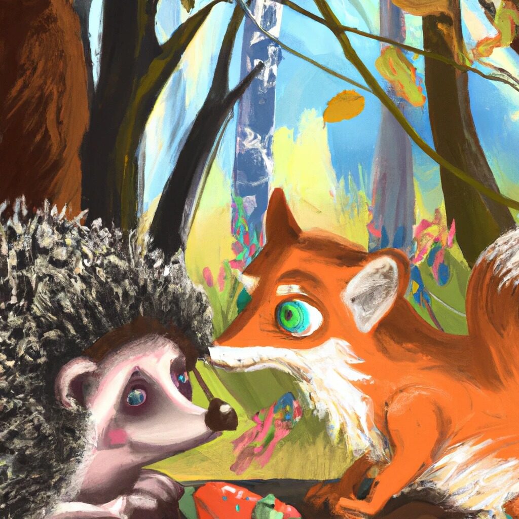 Finn und Ingo’s Abenteuer – Zwei Freunde im Winter: Liebevolle Illustration für Kinder.