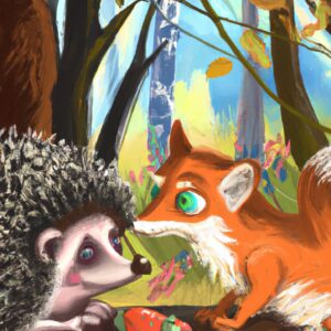 Finn und Ingo’s Abenteuer – Zwei Freunde im Winter: Liebevolle Illustration für Kinder.