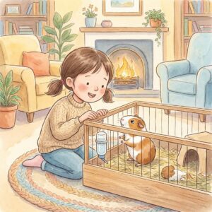 Clara und das Meerschweinchen