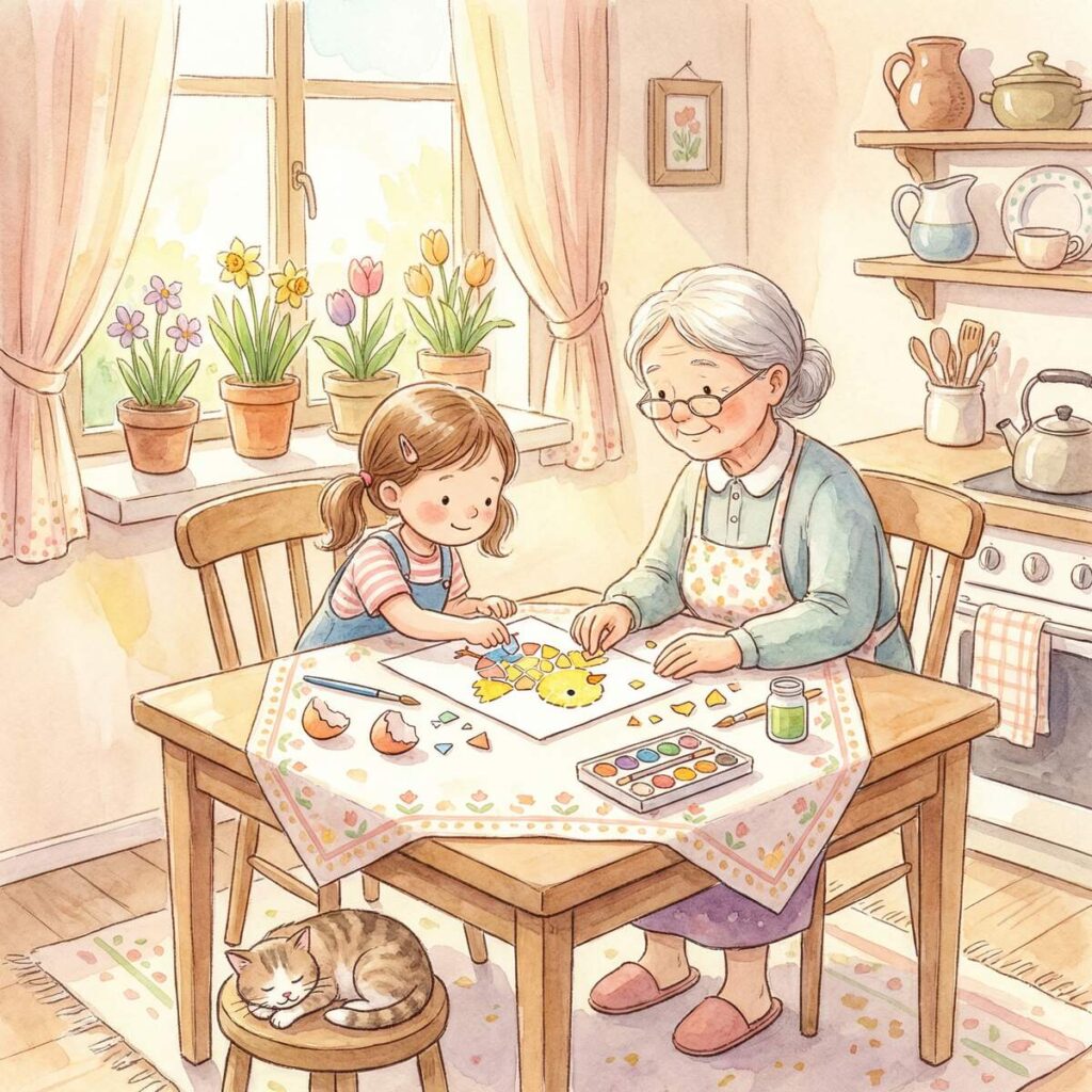 Das zerbrochene Ei – Ostergeschichte für Kinder